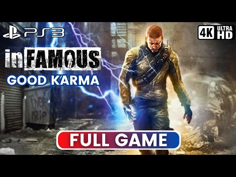 INFAMOUS (Good Karma) | Full Game (PS3 Gameplay 4K UHD)