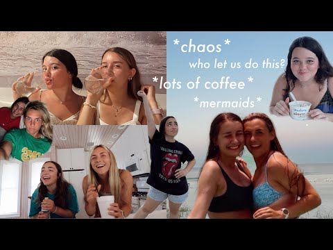 4 college girls rent a beach house...