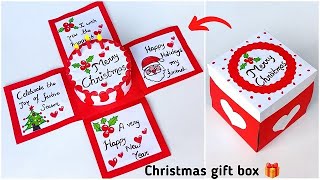 Christmas special greeting card 2023 / DIY Merry Christmas greeting card / Christmas gift box