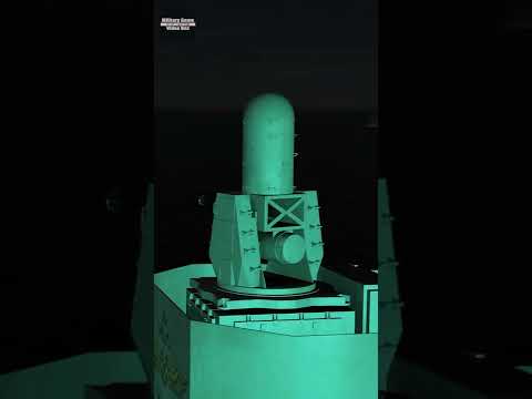 20mm Vulcan Phalanx CIWS fire at night【DCS:World 4k/60P video】 #Shorts