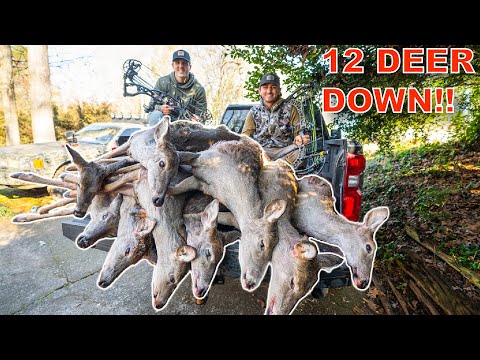 12 Deer in 2 Days!! Doe MANAGEMENT w/ Chris Bee