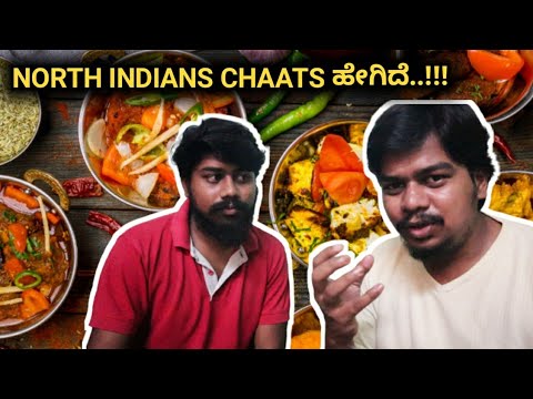 Trying North Indian Chaats | First Time | Kannada Vlogs | Likhith Shetty Vlogs |