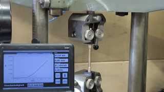 ASTM E8 - Violent Break! - Metal Tensile Test Rounded Sample