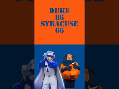 @DukeMBB Continues to Dominate @SyracuseOrange