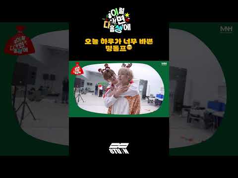 오늘 하루가 너무 바쁜 밍돌프🤓 (#shorts)