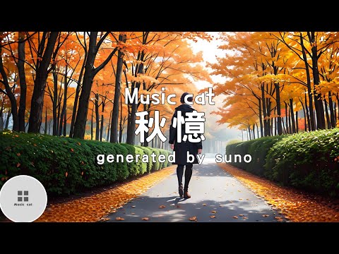 秋憶-generated by suno《我們的愛 真摯永恆 美好的回憶 永遠不忘》Music cat音樂《全字幕》