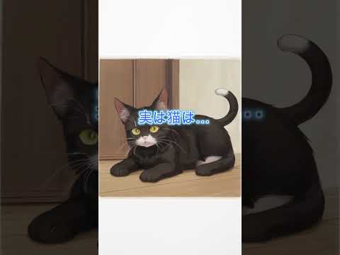 猫が尻尾を左右に振るときは…　#shorts #short #雑学　#知らなくても生きてはいけるくだらない雑学