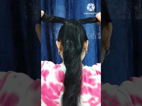 High Ponytail Hairstyles Hack 🤷#hairstyles #shorts #trending #youtubeshorts #hairtutorial