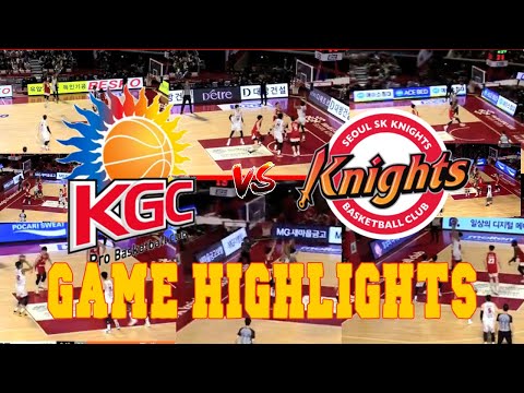 KGC vs SK KNIGHTS | Game Highlights | March 12, 2023 sports tv