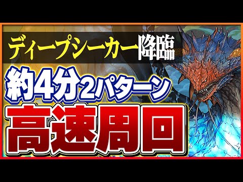 【ディープシーカー降臨】ネロミェール4体or5体の部位破壊周回編成！5体所持が固い？【パズドラ】