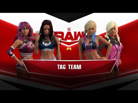 AWA wrestling returns to WWE 2K22: Evie and Thegreatajgv vs The Mega Stars