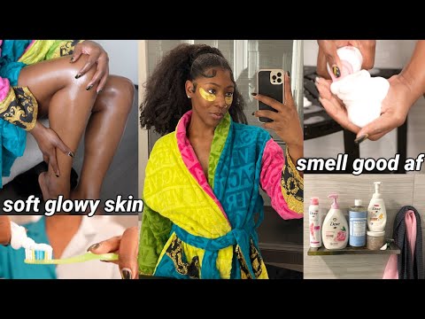 MY MORNING SELF CARE/ HYGIENE ROUTINE for looking and smelling GOOD AF ALL DAY!!