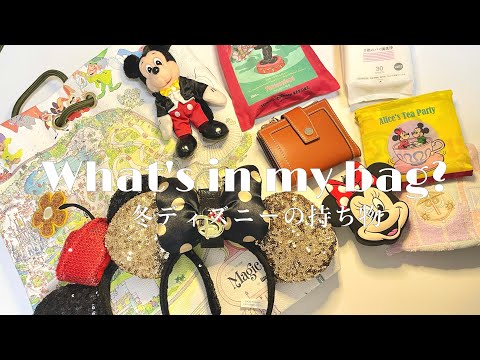 【what's in my bag?】冬ディズニーに行く時の持ち物紹介【カバンの中身】