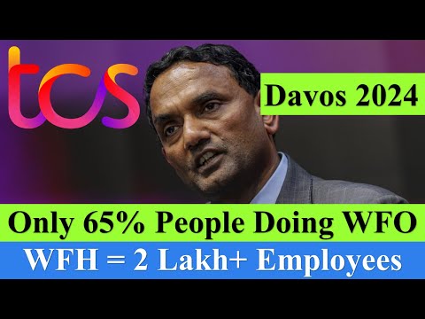 TCS Only 65% People Doing WFO Rest WFH? Shocking fact shared by TCS CEO Krithi #tcs #infosys #wipro