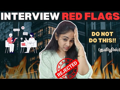 Interview Red Flags🚩: 10 Things to Avoid😭❌ | IT Jobs for Freshers and Experienced 🚀| Tech with Ramya