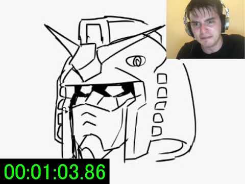 DRAWING GUNDAM SPEEDRUN ANY%