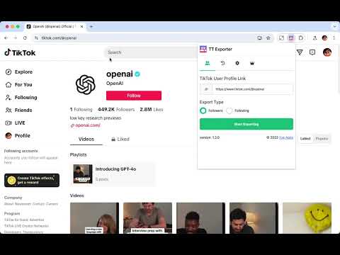 How to Scrape and Export TikTok Followers and Followings to CSV 2024