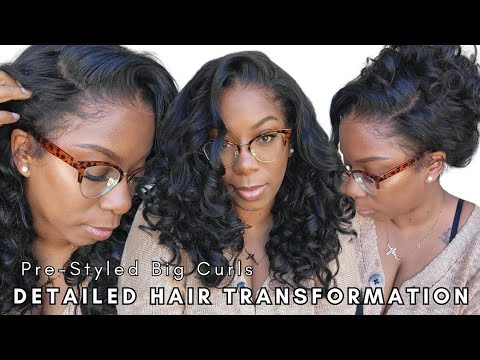 *New* NO DROP Curls! Pre-Styled Human Hair Wig *HOW TO Shape Curls* & Lace Melt Hairline RPGHair