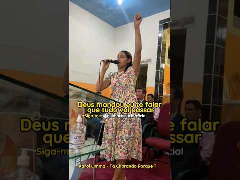 Karol Limma | Não Chores,Quem Cuida de Você Não Dorme #fe #deus