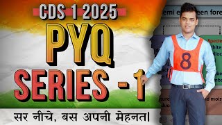 CDS 1 2025 GS | PYQ series | Lecture 1 | cds journey.