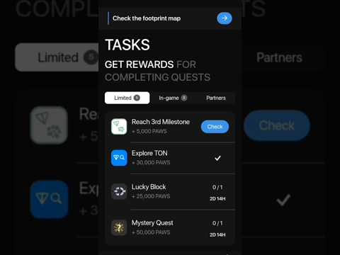 Paws New task | Paws 0.1 TON transaction kese kare #paws #shorts #airdrop #pawsairdrop