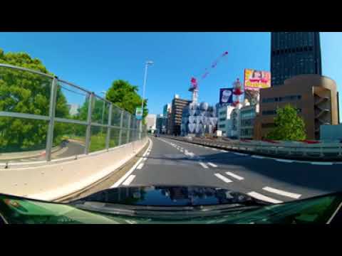 【VR360 8K】首都高速都心環状線 C1 内回り / Metropolitan Expressway Inner Circular Route C1 Inner Loop Tokyo Japan