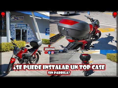 ¿SE PUEDE INSTALAR UN TOP CASE SIN PARRILLA? ...JULIOTITLAN ...