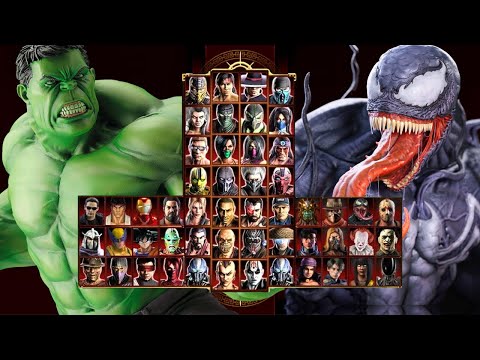 Mortal Kombat 9 - HULK & VENOM - Expert Tag Ladder - Gameplay @(1080p) - 60ᶠᵖˢ ✔