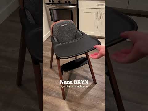 Nuna BRYN high chair is so cute and stylish! #babygear #babyshowergift #babyregistry