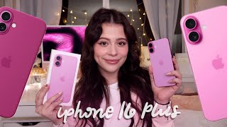 Pink iPhone 16 Plus UNBOXING *finally a PINK iPhone!!*⁺˚⋆୭🌸⋆⁺📱