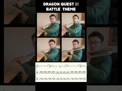 Dragon Warrior III Battle Theme /ドラクエ３の戦闘曲を吹いてみた #Shorts