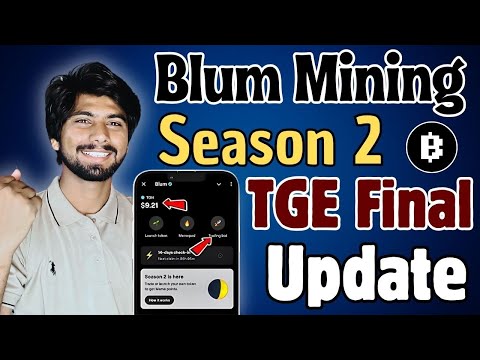 Blum Mining Withdrawal News | Blum Airdrop TGE UPDATE, Blum Mining News Today