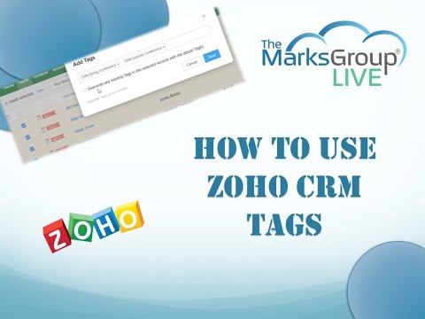 How To Use Zoho CRM Tags