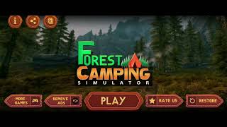 forest camping simulator | Gameplay in Hindi |