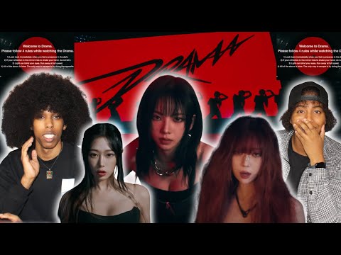 OUR FIRST TIME WATCHING AESPA (에스파) - 'DRAMA' | OFFICIAL MV REACTION!!