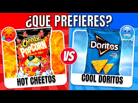 ¿Qué Prefieres…? Edicion Comida CALIENTE o FRIA 🔥❄️