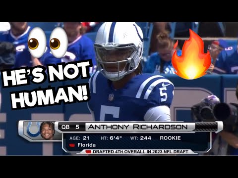 Anthony Richardson FIRST NFL GAME 🔥 THE NEXT CAM NEWTON? 😳 Colts Vs Bills NFL Preseason highlights