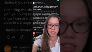 How to time block both actual and planned time in one planner | maypaperco.com