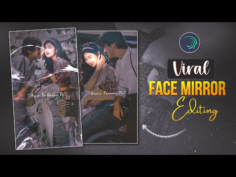 Trending Reels Face Light Blink Lyrics Video Editing in Alight Motion | Face Mirror Effect Lyrics