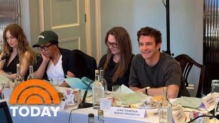 Netflix drops pics of ‘Bridgerton’ Season 4 table read