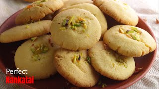 నాన్ఖటాయ్|Nankhatai biscuits in at home in pressure cooker & oven by vismai food|biscuits in cooker