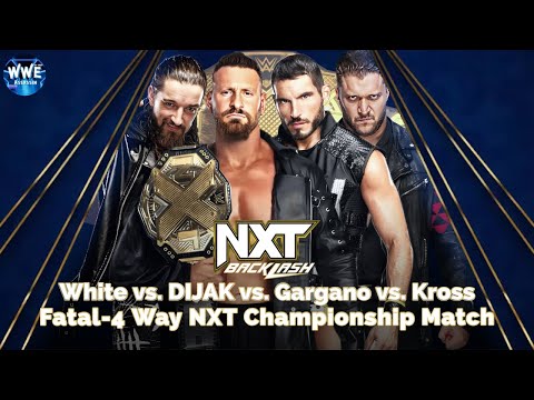 WWE 2K24 NXT BACKLASH MAIN EVENT; WHITE VS. DIJAK VS. GARGANO VS. KROSS FOR THE NXT CHAMPIONSHIP!!!