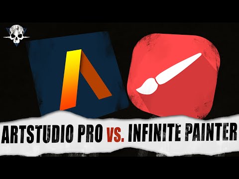 ArtStudio Pro vs. Infinite Painter // The BEST Digital Art Softwares for IPad?