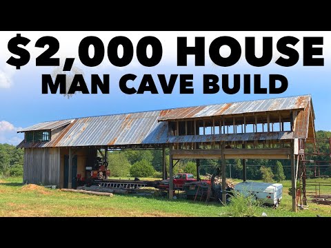 $2,000 HOUSE - Making Progress - Ep. 23 - Man Cave Build