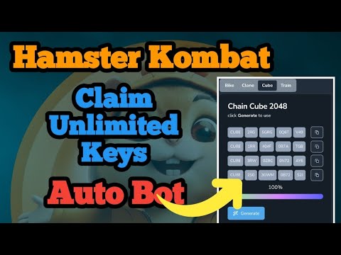 Hamster Kombat Unlimited Keys Claim by Auto Bot |