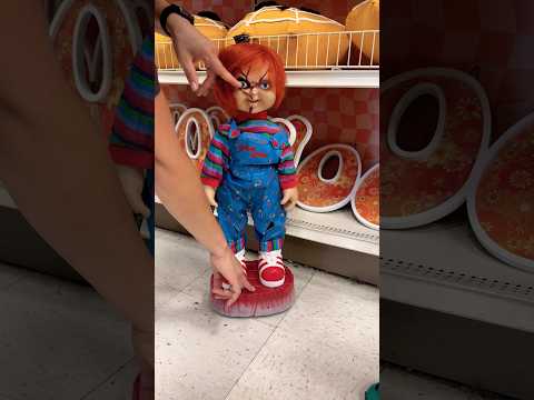 WHAT HAPPENED TO HIS NOSE #halloween2024 #halloween #spookyseason #chucky #funnymoments #fypyoutube