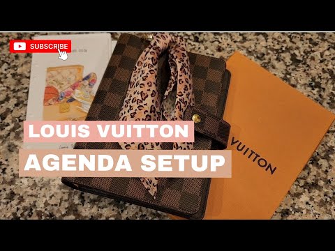 LOUIS VUITTON AGENDA SET-UP