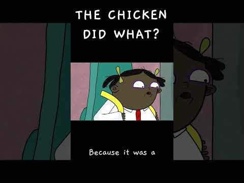 The chicken did what? Why did the chicken cross the road? #cartoons #jokes #kidstv