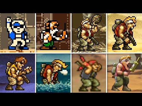 Evolution Of Metal Slug Games Idle Animations (1996 - 2024)