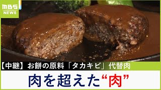 ヘルシー＆栄養満点「肉を超えた"肉"」　今年２月に誕生！代替肉『タカキビミート』に注目【現場から生中継】（2024年2月26日）